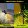 T-SUN Pack of 4 Solar Lights for Outdoor Spotlights, 3000