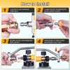 Prunarbo Foam Cannon Dual-Connector Accessory, Pressure Washer Double Tip Attachment