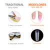 MODELONES Poly Extension Gel Dual Nail Form 120pcs Coffin Nails