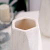 Hutoco 11.8 inches (30 cm) White Marble Flower Base Fashionable
