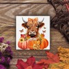Fall Decor Fall Highland Cow Wooden Sign Western Autumn Pumpkins