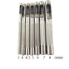 Honbay Leathercraft 7PCS Hollow Leather Hole Punch Round Hole Punch