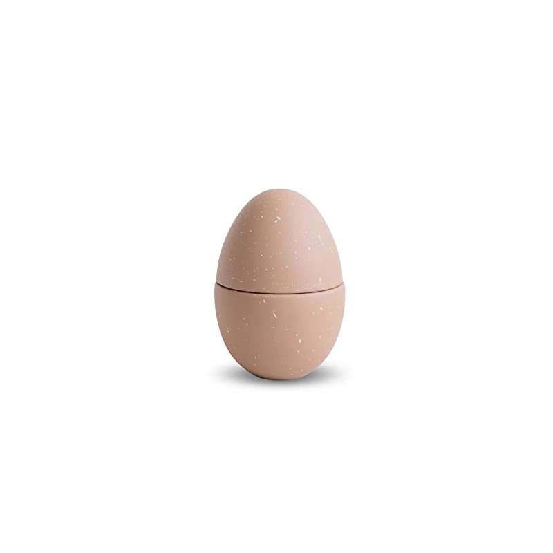 Cooee Design Ceramic Bonbonniere in Café au Lait-Shell, Handmade, Dimensions: