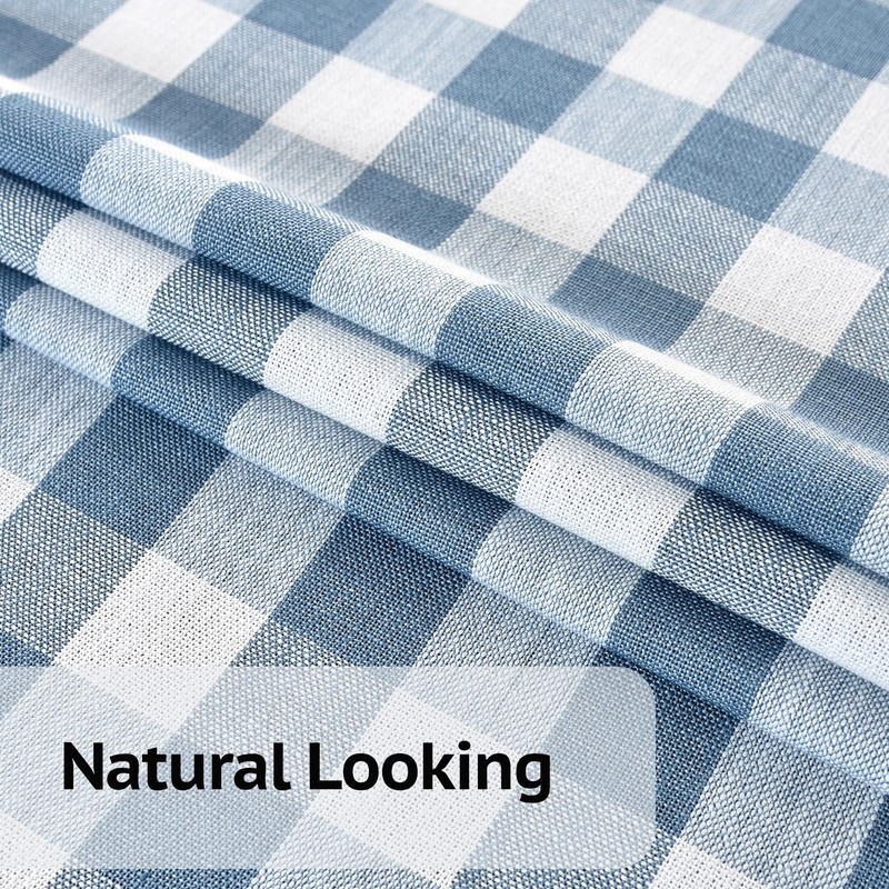 Yofori Heavy Duty Cotton Blend Table Cloth for Rectangle Tables