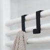 DABSTORY Door Hook Towel Holder - Rustproof, No Drilling, for
