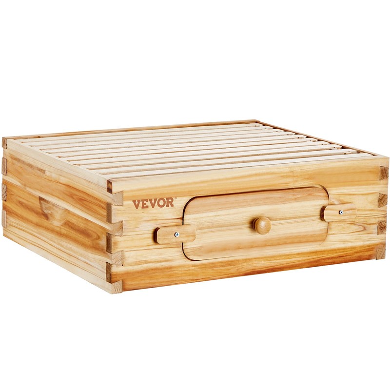 VEVOR 10 Frame Medium Super Bee Hive Box, Bee Box