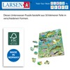 Larsen FH19 Rahmenpuzzle für Kinder I Europäisches Wasserteich Ökosystem I