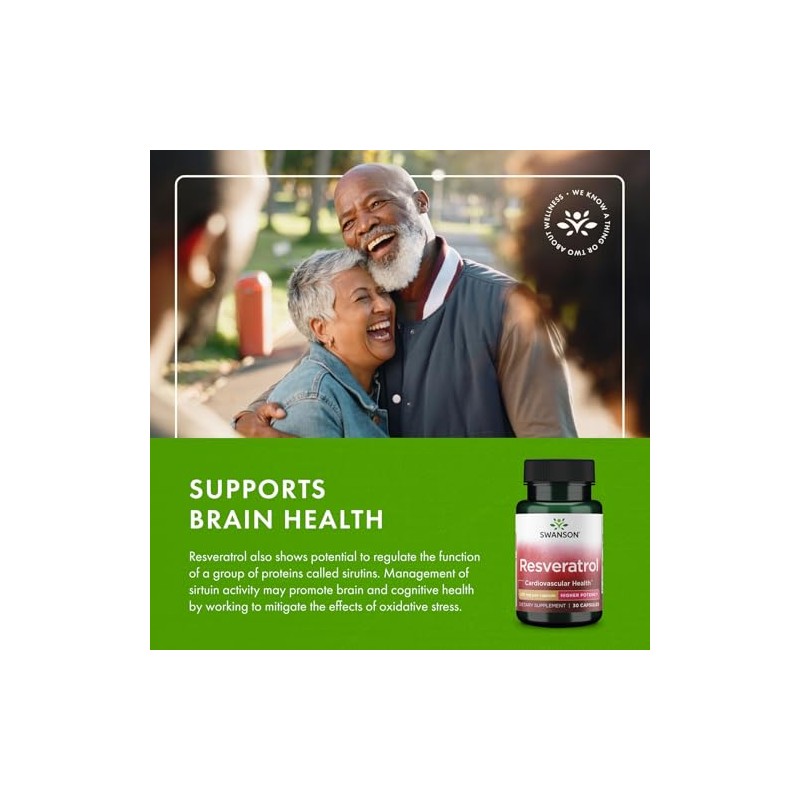 Swanson Resveratrol - Higher Potency 250 mg 30 Caps (3