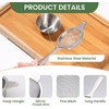 Stainless Steel Tea Filter with Drip Bowl – Fine Mesh