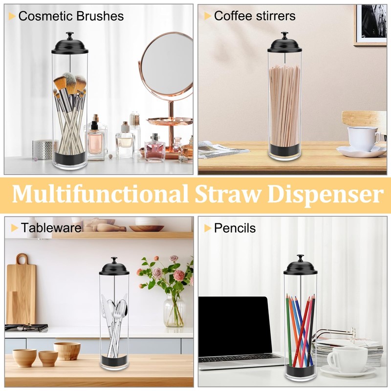 Mevtok 13.5 inch Straw Holder for Standard & Long Bended