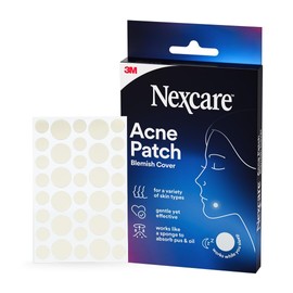 Nexcare Acne Cover, Skin Cover Absorbs Pus and Oil From Clogged Pores, Suitable Skincare for Most Skin Types - 36 Acne Covers