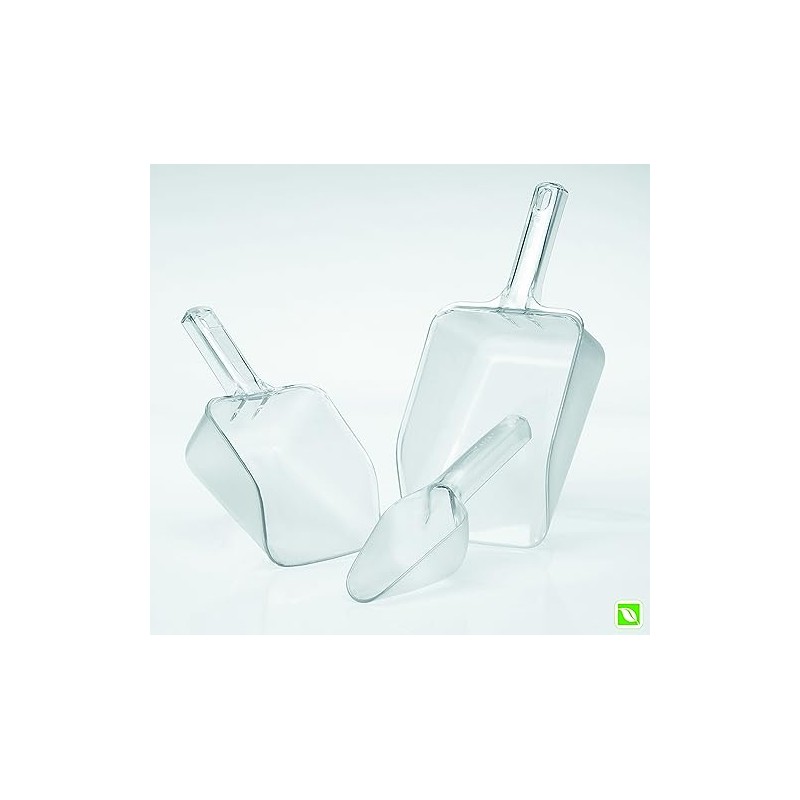 Rubbermaid Commercial 2882CLE Bouncer Bar/Utility Scoop, 6oz, Clear