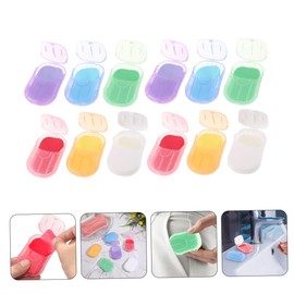 BESPORTBLE Soap Sheets for Travel Portable Paper Soap for Camping Hiking and Toiletries