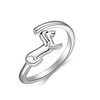 CUPENDA Dog Ring for Women Sterling Silver Dachshund Ring Adjustable