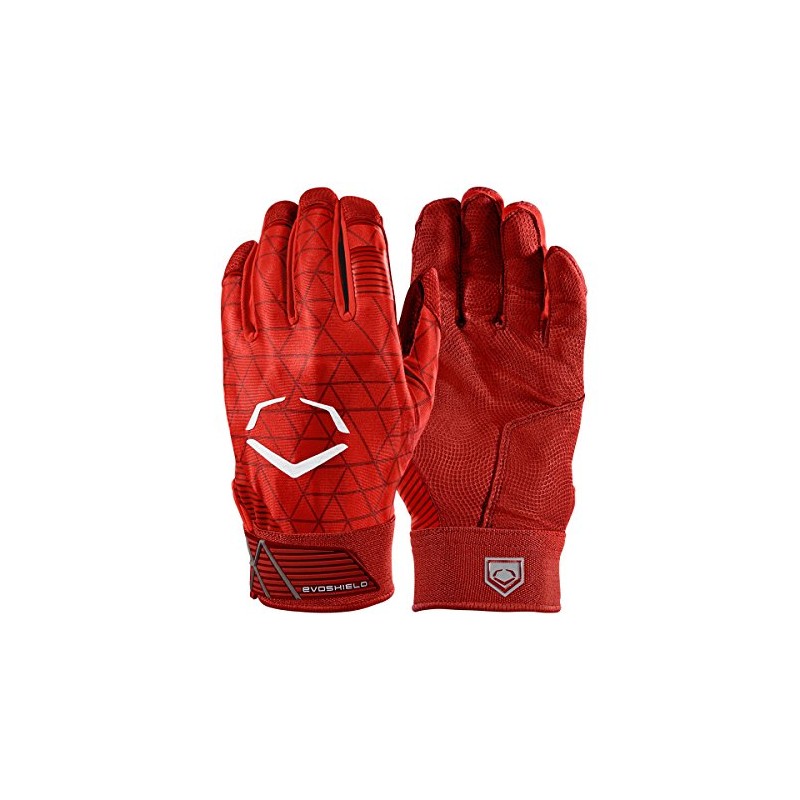 Evoshield EvoCharge Protective Batting Gloves - Medium, Red