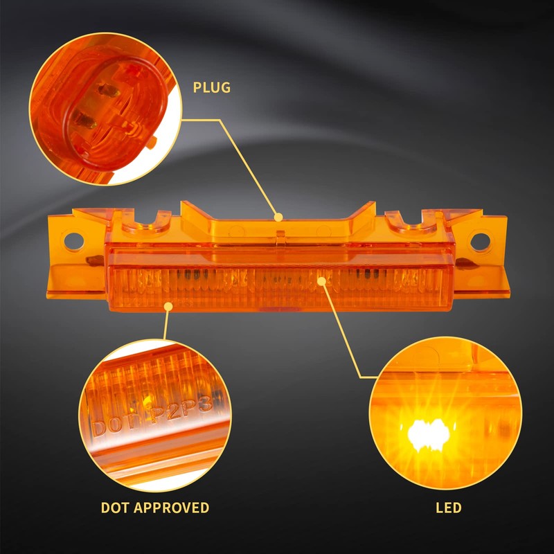 EVERESTHD Top Cab Marker Light LED Truck Roof Cab Light