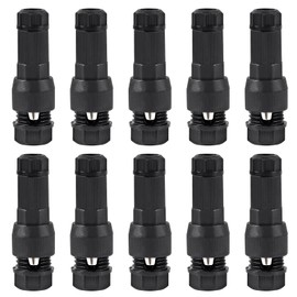 DORHEA 10Pcs Low Voltage Landscape Wire Connector, Waterproof 12/14/16/18 AWG Light Wire Cable Connectors for Outdoor LED Path Garden Spotlights Lawn Lamp