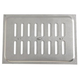 Open & Close Metal Air Vent 9" x 6" Hit & Miss Air Vents Adjustable Flyscreen Vents Ventilator Cover Hit & Miss Air Vent Cover Ventilation Cover for Cupboard Wardrobe Ventilation Pack of 1.