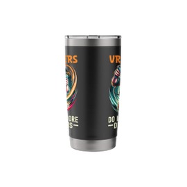 VR Games Video Game Player Gaming Gamer Virtual Reality Stainless Steel Insulated Tumbler