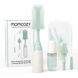 Momcozy Cepillo para biberones de bebé, Verde