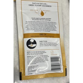 Hask 6 Hask Greek Yogurt Hydrating Deep Conditioner Fig & Honey Dual Formula 1.8 oz