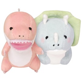 Tyrannosaurus/Triceratops Nico Ni Key Chain Keychain