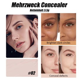 Full Cover Concealer, Abdeckstift Gesicht Wasserfest, Abdeckung Augenringe & Rötungen & Narben Feuchtigkeitsspendender & Lang Anhaltendes, Gesicht Concealer Makelloses Aussehen