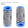 TA-VIGOR 12mm Straight Push Connectors, Pneumatic Connectors PE Tube Quick