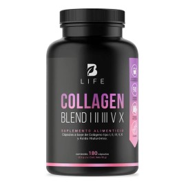 Mezcla Colágenos Tipo Iii 180 Cápsulas Life