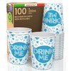 Baciato Caffè 100 Paper Cups 200 ml Biodegradable Eco Friendly