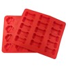 XL Dog Paw and Bone Mold Combo Pack - For