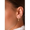 Gold Hoop Earrings for Women, 14k Gold Plated Earring Set