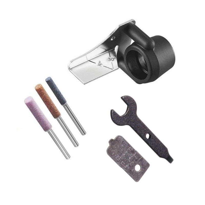 Chainsaw Sharpener Attachment Chain Saw Sharpening Adapter Grinding Stones Rotary