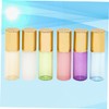 Minkissy 6pcs Roll Bottle Essential Oil Bottle Subpackaging Portable Empty