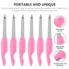 Healvian 3sets Folding Nail File Strips Reusable Nail Files for