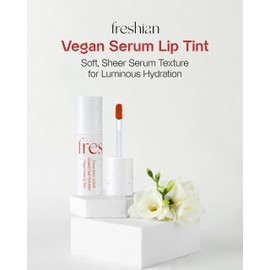 FRESHIAN Vegan Serum Lip Tint (02 Garden, 0.21oz) - Long-Lasting Moisturizing Formula, Lightweight Lip Stain. Korean Makeup Skin Care. Luminous, Hydrated Lips.
