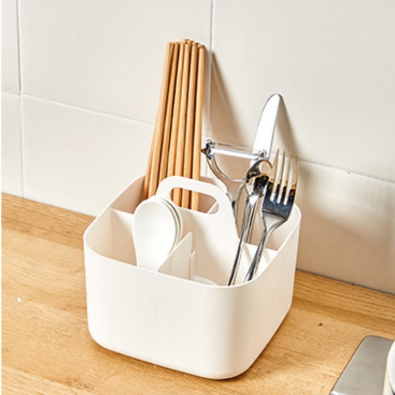 Minicoco Storage Box Multipurpose Table Organiser Cleaning Caddy with Handle