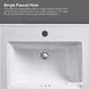Kohler K-2699-1-0 Bryant Oval Self-Rimming Bathroom Sink with Single-Hole Faucet