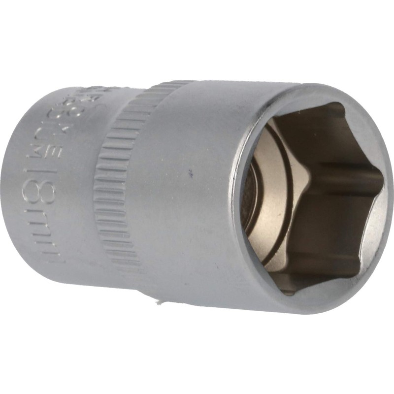 BRILLIANT TOOLS BT022809 1/2 Inch Hexagonal Socket, 18 mm [Powered