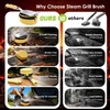 Grill Brush with 2 Replacement Head