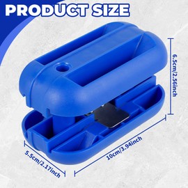 Edge Banding Trimmer, Hand Planer Edge Bander, Portable Edge Manual Banding Trimmer, Edging Tape Trimming Tool for Wood Veneer, Edge Corner Planer (Blue)