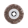 QWORK Flap Sanding Wheel, 2 Pack Wire Drawing Polishing Wheel,