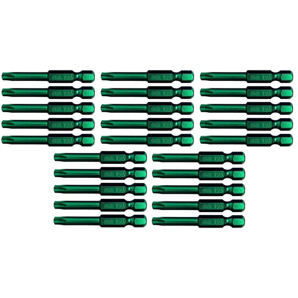 GRK 772691864437 T25-2-Inch Bits in Green Containing 1-Pack Equal to