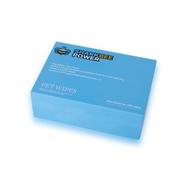 SHARKBEEPOWER Pet Grooming Wipes for Dogs and Cats - Odor Control, Cleans Paws, Face, and Body, Safe for Sensitive Skin (400 Wipes (4 Packs))