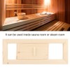 Ventilation Grille, Wooden Rectangle Ventilation Grille Ventilation Steam Bath Sauna