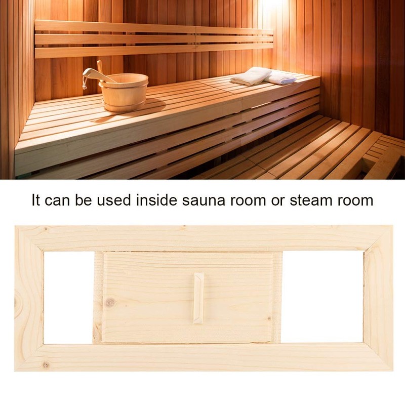 Ventilation Grille, Wooden Rectangle Ventilation Grille Ventilation Steam Bath Sauna