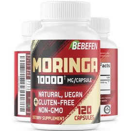 Moringa Capsules 10000mg Per Capsules, 120 Capsules 4 Month Supply