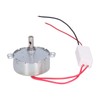 DC Motor 20RPM CCW/CW 4W 24V Horizontal Hole Tapping Shaft