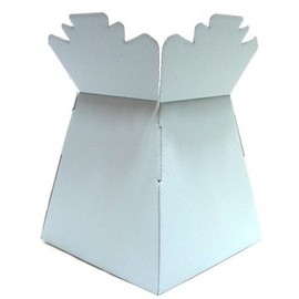 APAC Baby Blue Living Vase Flower Box Flower Bouquet Transporter, Sweet Tree Box