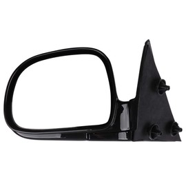 OCPTY Driver Side View Mirror Compatible With 1980-96 For Ford Bronco 1984-90 Bronco Ii 1991-94 Explorer 1980-84 F100 Truck1980-96 For F150 Truck Smooth Manual Fold Non-Heated Abs